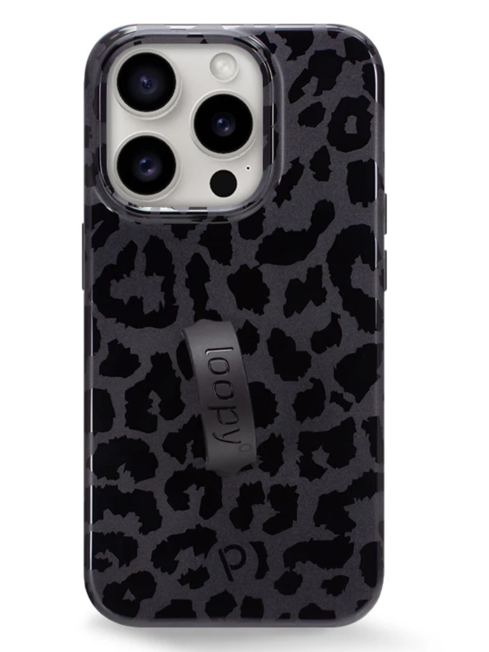 Midnight Leopard Loopy Case for iPhone 11/Xr
